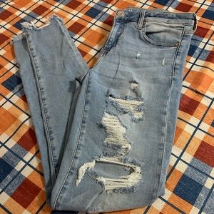 American Eagle X-long jeggings, size 8
